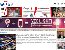 Tablet Screenshot of lighting.pl